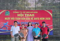 Công ty cổ phần Xây lắp - Cơ khí và Lương thực Thực phẩm tổ chức ngày hội toàn dân bảo vệ an ninh tổ quốc năm 2026