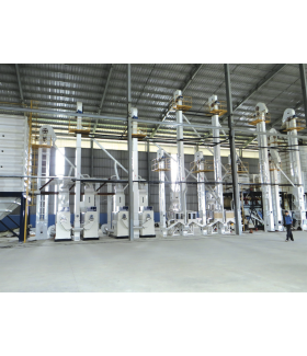 Dây chuyền máy xát trắng và lau bóng gạo