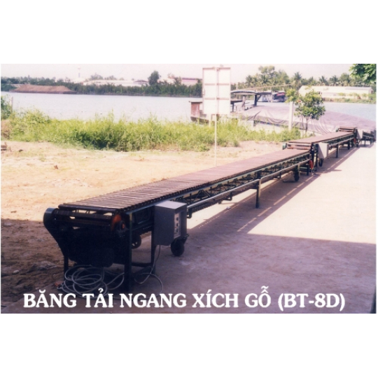 Băng tải xích gỗ