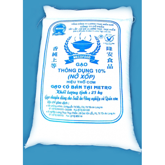 Gạo thông dụng 10 phần trăm tấm