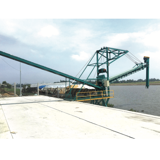 Hệ thống băng tải nhập lúa xá