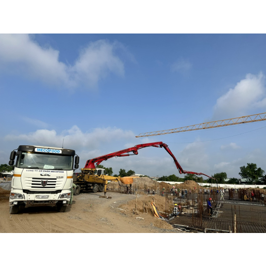 Dịch vụ bơm cần bê tông