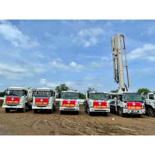 Dịch vụ bơm cần bê tông